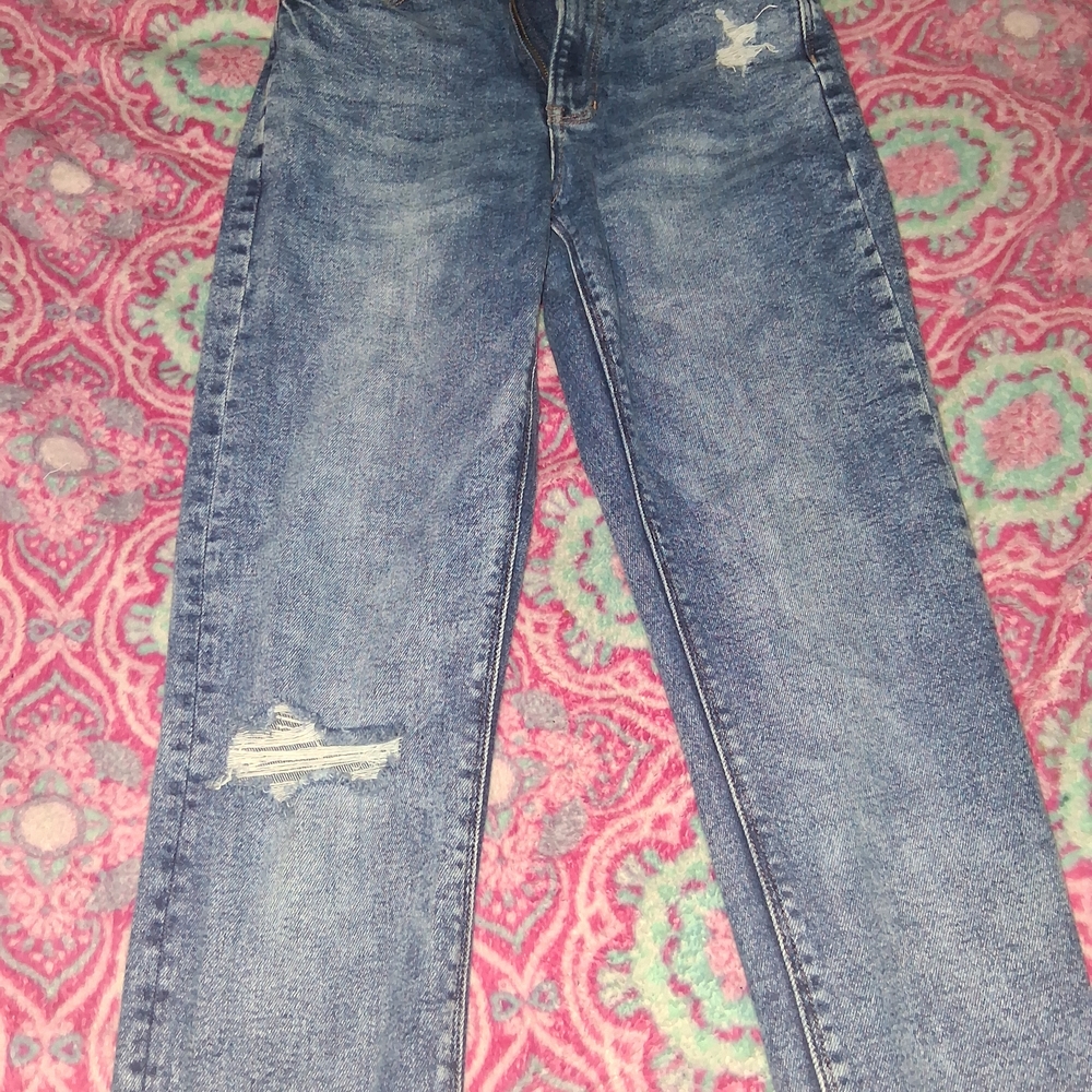 American Eagle Outfitters Blue Straight Leg Jeans